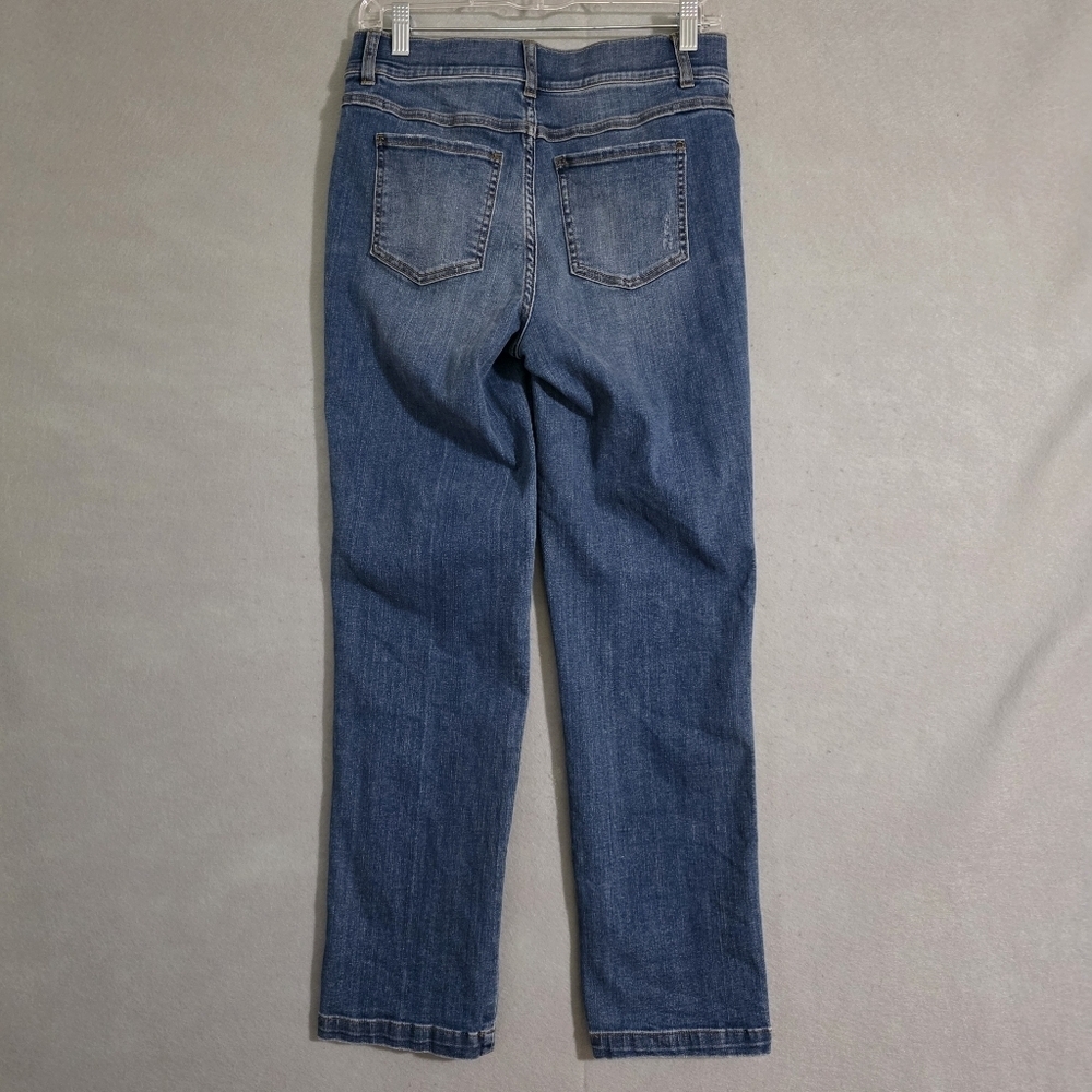 Spanx Womens Straight Leg Ankle Jeans 20356R Size Medium - Picture 8 of 10